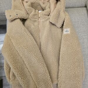 ALO Yoga Women's Brown Sherpa Jacket